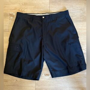 Calloway Mens Black Flat Front Shorts